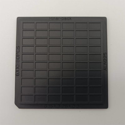 Czarny, trwały, antystatyczny 2-calowy pakiet gofrów do komponentów elektronicznych