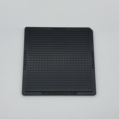 kupować 4 cali czarny ABS Waffle Pack Square IC chip tray z funkcją przechowywania i ochrony online manufacture