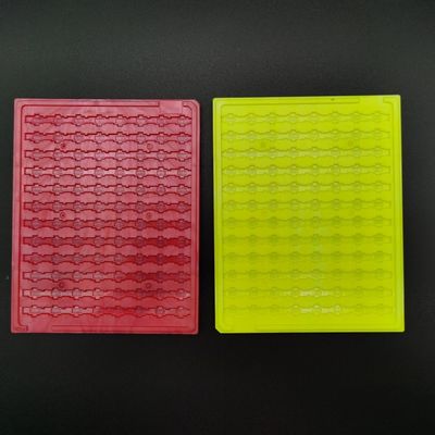 Stały transfer ESD Statyczna kolorowa taca Płaskość 0,4 mm Przechowywanie filtrów optycznych
