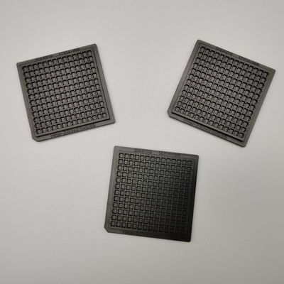 2 cali kwadratowy przenośny czarny plastikowy tacy IC dla urządzeń IC