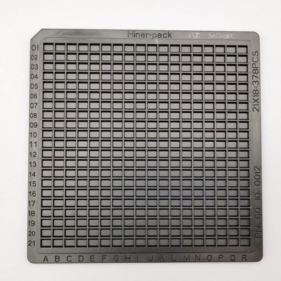 Dobra cena. Wstrzykiwacz Waffle Tray Opakowanie Czarny ESD Stackable w Internecie